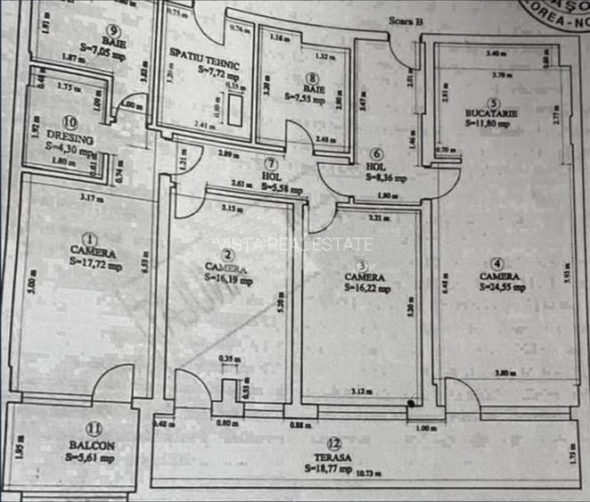 Apartament 4 camere, 2 bai, dressing + terasa 24mp, Isaran, Brasov - 8