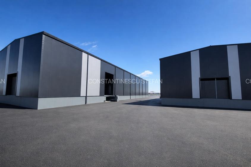 Hală 600 mp + teren 2500 mp, lângă centură, rampă TIR - 3