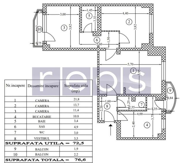 VANZARE 3 CAMERE SEMIDECOMANDAT - Mall Vitan - 28