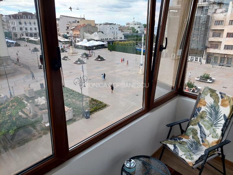 Apartament 2 camere de închiriat – Piața Ovidiu | Vedere spre piață - 2