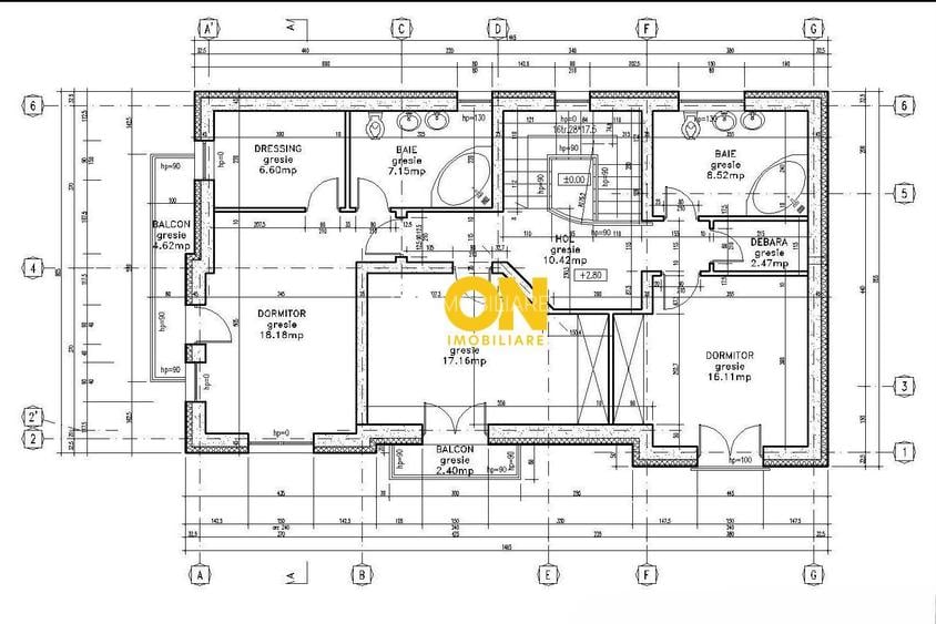 Casa la rosu, 4 camere, 301 mp teren, P+1, zona Alba-Micesti - 2