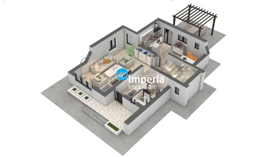 Vila premium P+E 4 cam, asfalt, canalizare,Notariat Miroslava - 9