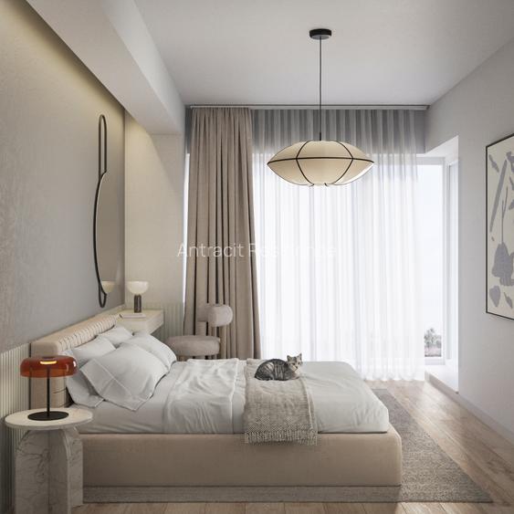 Antracit Coandă - 4 camere+ 3 băi - Bucătărie închisă - Bloc boutique 4 etaje - 4
