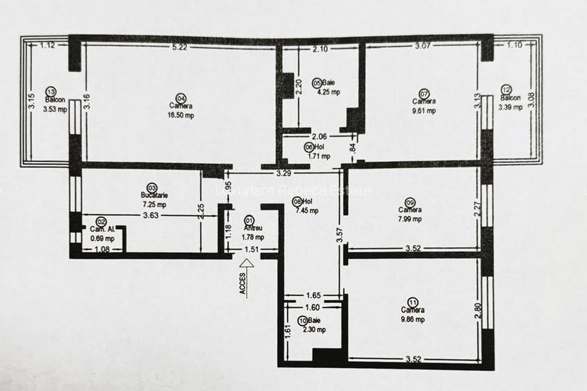 Apartament 4 camere in Lipovei, zona linistita si totul la doi pasi - 20