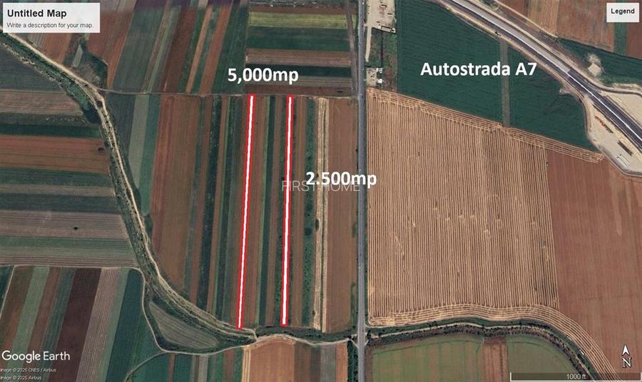 De vanzare 3 loturi teren Extravilan in Garoafa total 8664mp - 5