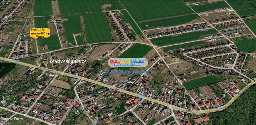 Vand 10 Loturi casa 554 mp Saftica str Lahovari cu Cameliei - 4
