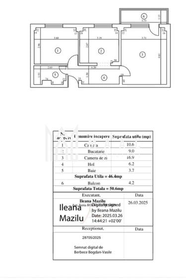 Apartament 2 camere | Etaj 1 | Zona Ostroveni | Gigacalorimetru - 8