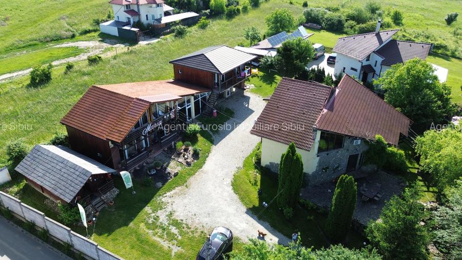 Pensiune si casa de locuit cu 3200 mp teren in Sibiu cartier Gusterita - 5