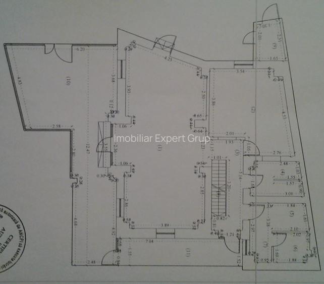 Zona Eminescu Dacia S+P+1+M  290 mp utili zona de birouri - 24