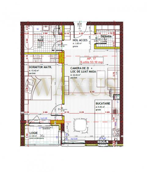 Apartament de 2 camere - Semifinisat I Logie I Parcare - Tineretului - 3