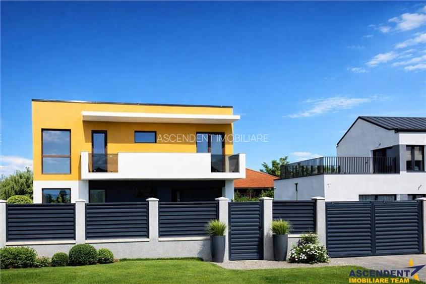 Vila P+E, 5 camere,3 bai,teren 418 mp,finisaje top, intabulata, toate utilitatil - 2