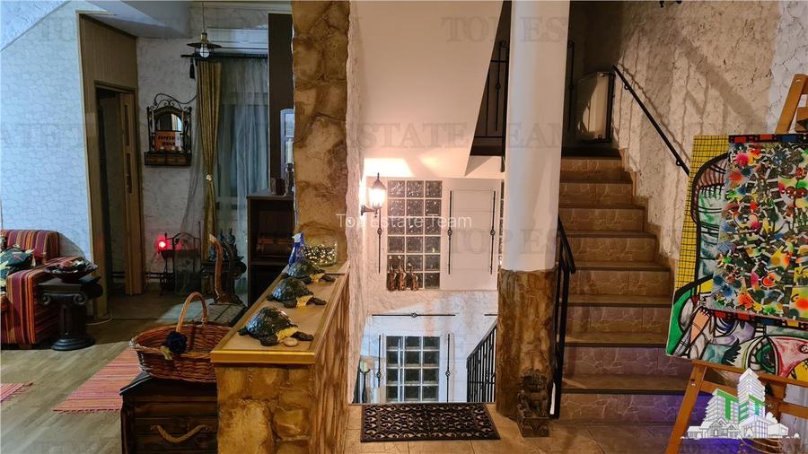 Super afacere, vila cu aspect de conac cu spatii moderne dar si clasice antichiz - 17