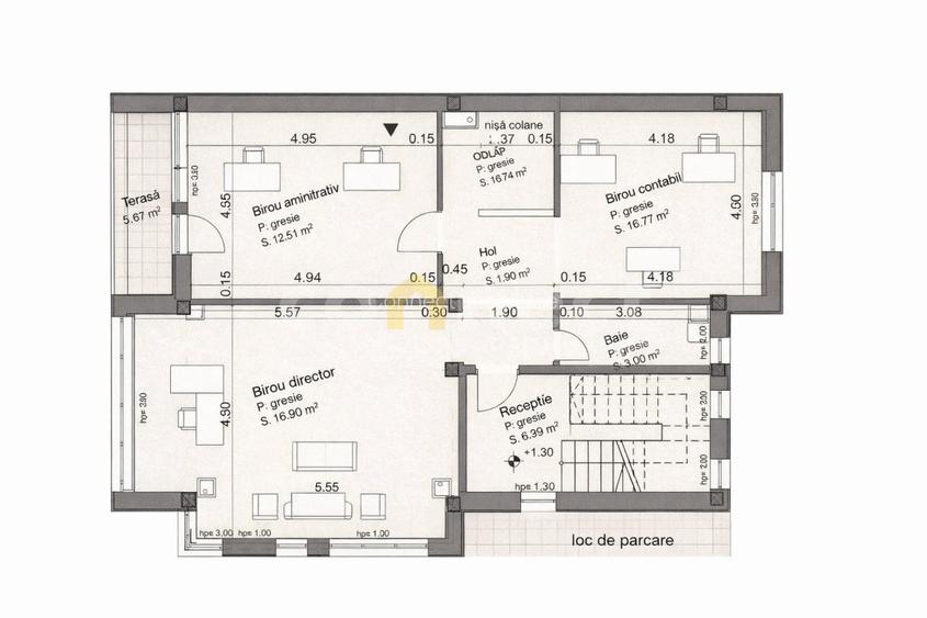 Spatiu de birouri central - 6