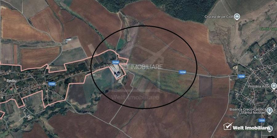 Teren extravilan in Rediu - Aiton, 4300 mp, la 150 m distanta de intravilan  - 5