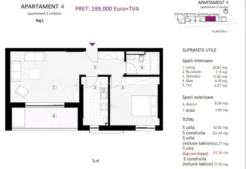 Apartament 2 camere I Eminescu | Boxa inclusa | Finisaje Premium - 10