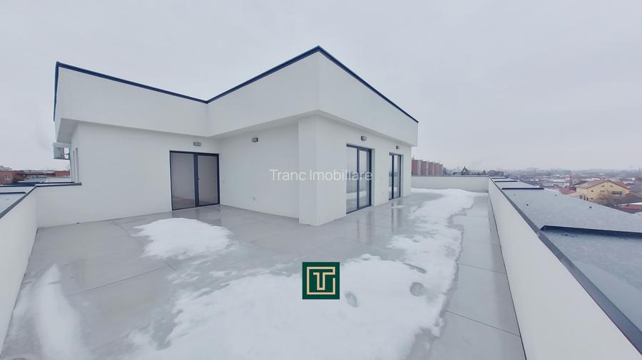 Penthouse 3 camere terasă panoramică cu vedere 300° Bloc nou Micălaca - 6