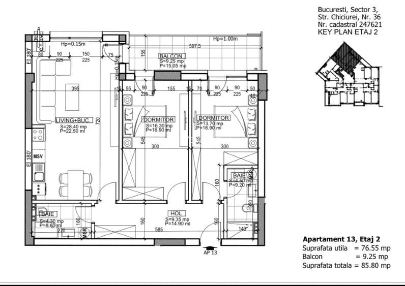 Apartamente de Vanzare 3 Camere,Bloc Nou,SAVAR Splaiul Unirii,Delta Vacaresti, - 15
