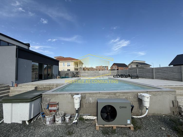 Vila moderna cu structura metalica, tehnologie NZEB si piscina | Giarmata - 20