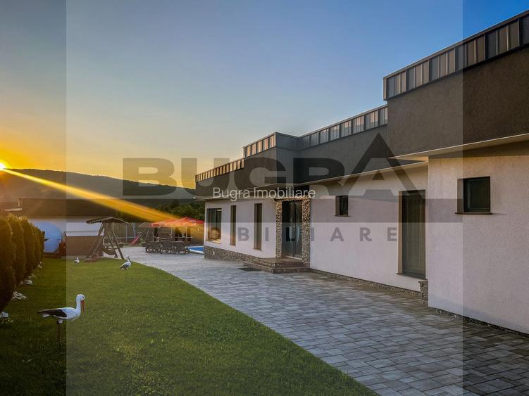 Casa exclusivista cu piscina, 150mp, teren 1500mp, zona Somesu Rece - 21