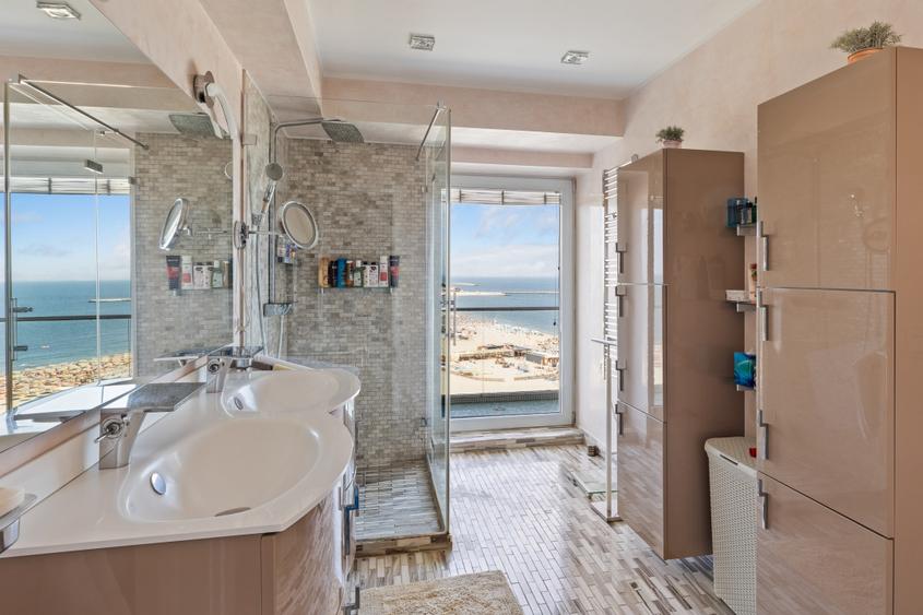 Penthouse pe 2 niveluri | vedere frontală la mare 180° | Faleza Nord – Constanța