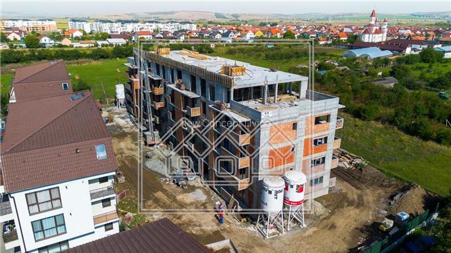 Apartament de vanzare in Sibiu - 2 camere - gradina 39 mp - bloc nou - 9
