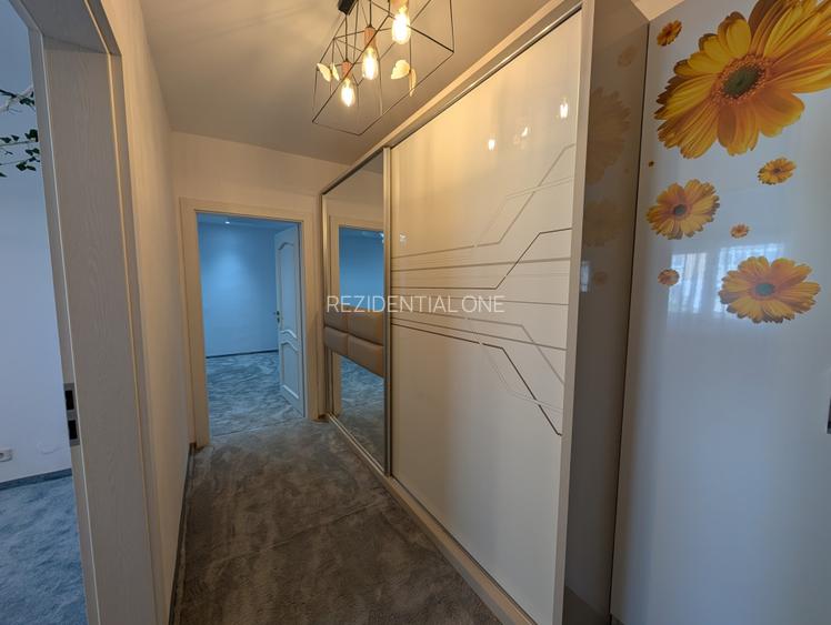 Renovat, 2 camere decomandate - 64 mp , etaj intermediar, Nord - 9