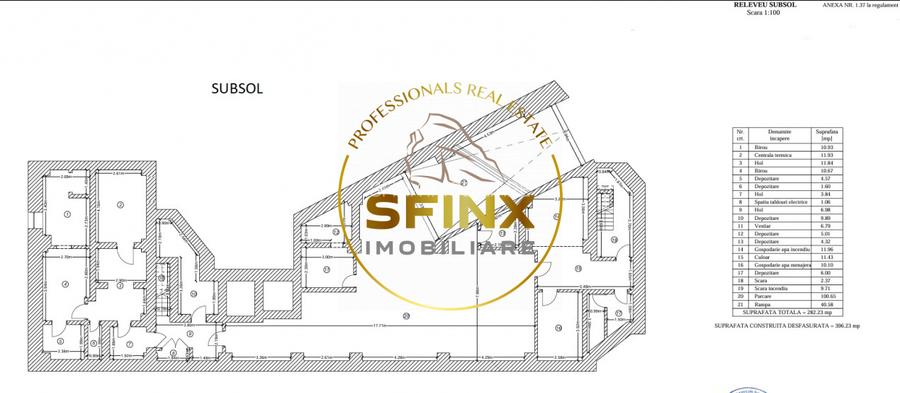 Cladire S-P-5E+TERASA-UNIRII-2305,69 mp -2 minute de metrou D. Cantemir - 2