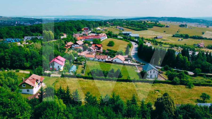 Teren intravilan 2000 mp - Tocile, vedere panoramică spre munte și pădure - 9