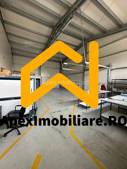 Hala Industrială Vest Ploiești 550 mp + Birouri | Parcare 20 auto | Acces TIR | - 6