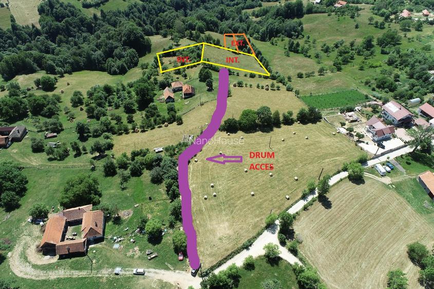 Teren investiție Sohodol – Bran | 1,1 ha | lotizare nouă | intravilan & extravil - 2