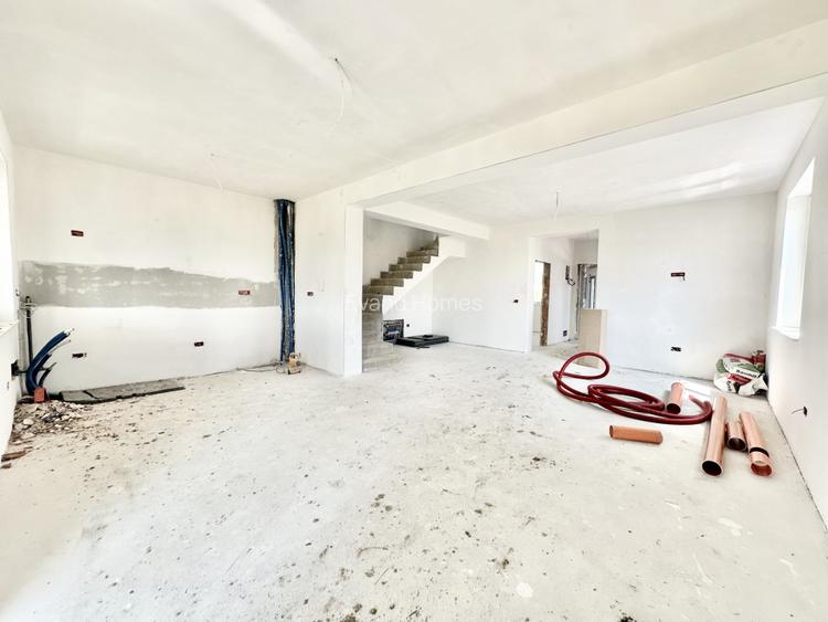 Duplex 5 camere, 130 mp utili, teren 350 mp, finisaje la alegere – Mosnita - 3