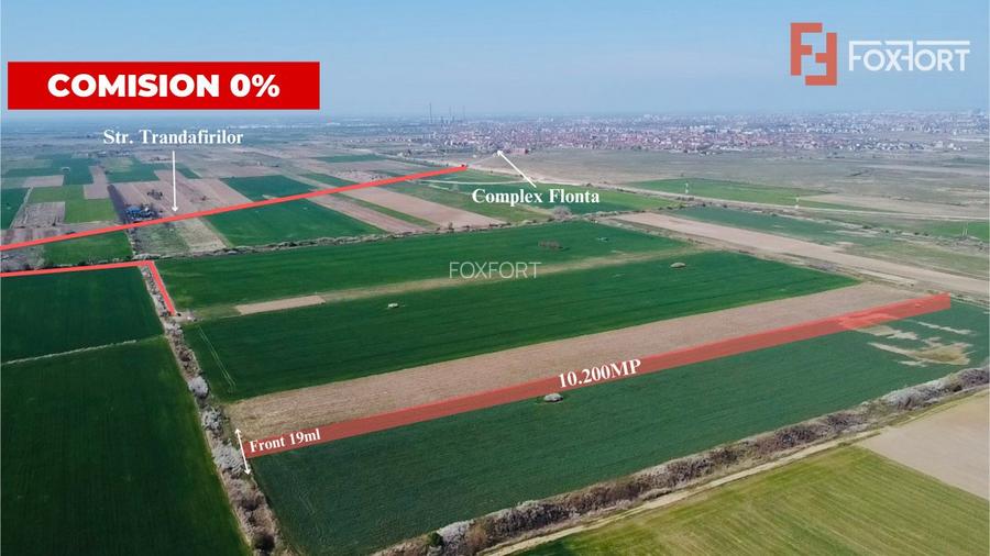 COMISION 0% Teren Extravilan 10.200 mp, Front 19ml, Giroc - 2