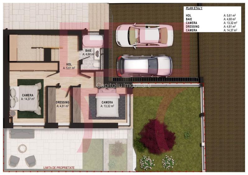 Duplex exclusivist  Dambul Rotund panourisolare panorama NZEB FARA tva - 7