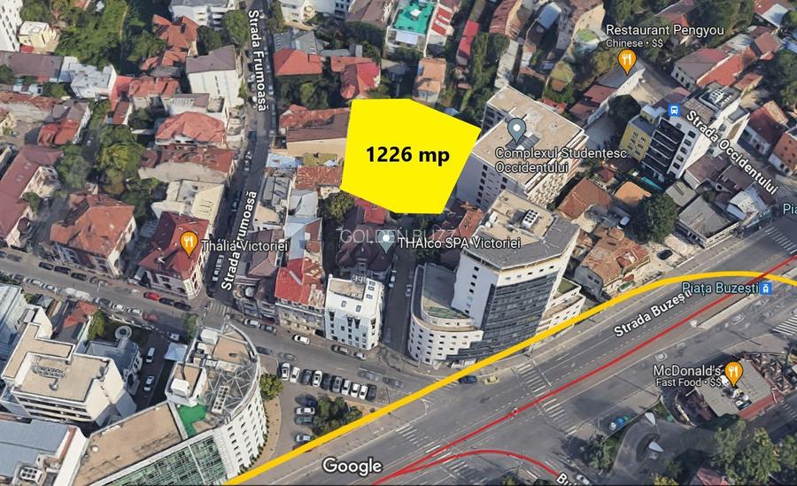 Super Pozitie | Teren Piata Victoriei | 1226 mp | CUT: 2 | POT: 50 % | - 1