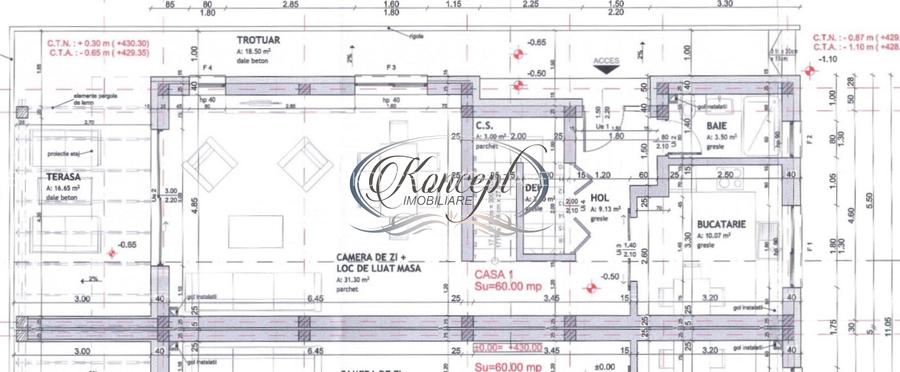 Duplex cu arhitectura moderna si curte privata in Floresti - 5