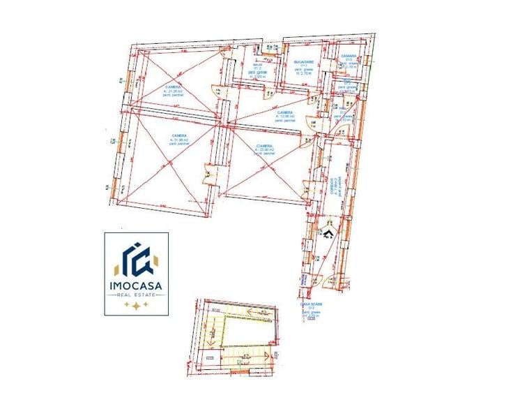 De vanzare Apartament de renovat 4 camere generoase Central Arad - 14