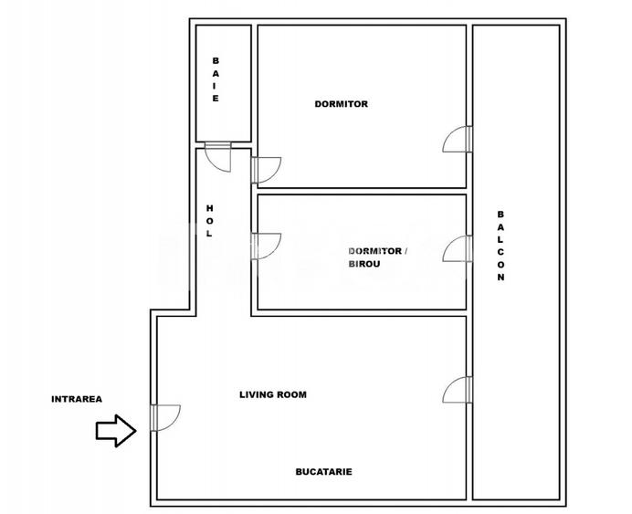 Apartament 3 camere de inchiriat cu balcon parcare Belvedere Turnisor - 1