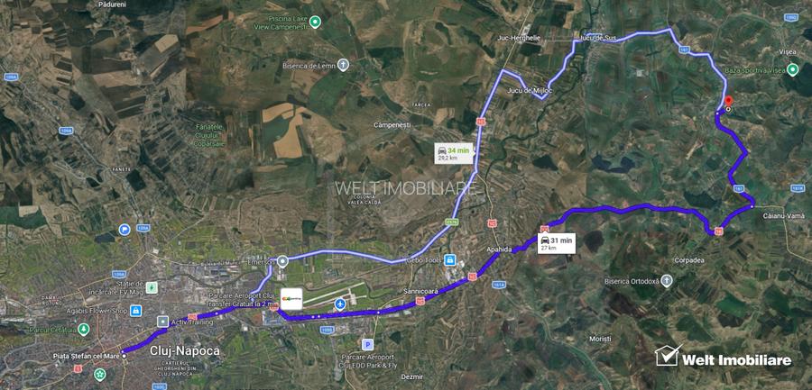 Casa la tara cu 1843 mp teren – liniste si natura langa Cluj - 15