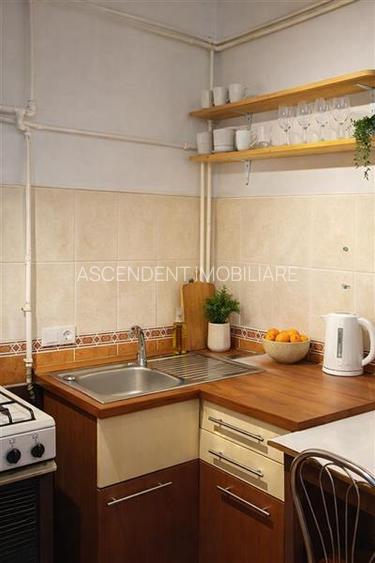 Garsoniera regim vila,cu vedere in verde, mobilata si utilata, Central- Racadau, - 3