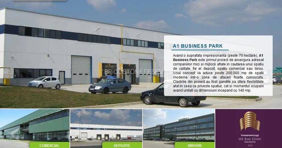 Teren proiectr logistic de vanzare A1 Km 13 Business Park - 2