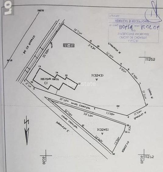 Bld. C.A.Rosetii TEREN 1575mp. deschidere de 33ml si CASA P+M 225mp pretabil  si - 2