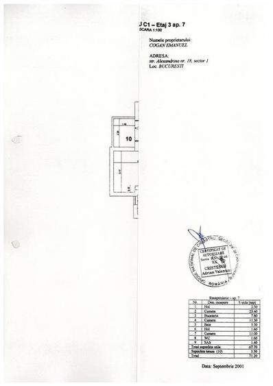 Apartament 3 camere, Aviatorilor, Arcul de Triumf, bloc boutique 2002 - 18