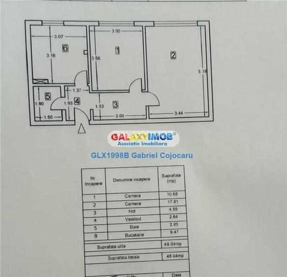 Rahova Alexandriei Teius de vanzare ap.2 cam 48mp an1975 mob-utilat - 13