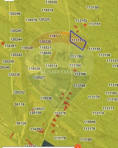 Teren intravilan 1700 mp, de vânzare Borod - Valea Mâscă - 6