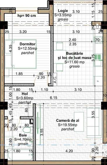 Apartament 2 camere Rond ERA, complex premium, lift, izolatie cu vata - 7