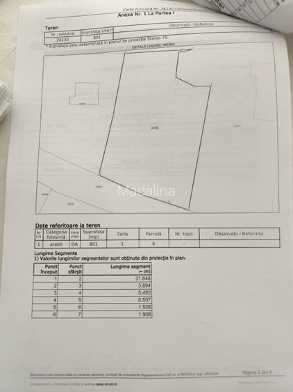 Vand  teren intravilan in Valea Călugărească, parcela excelenta pentru  locuinta - 6