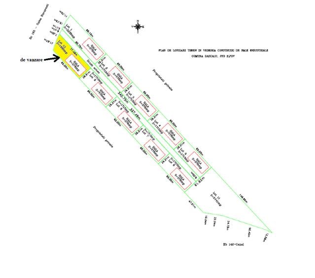 Teren intravilan 2000 mp-deschidere 27m la DJ200-Dascalu - 5