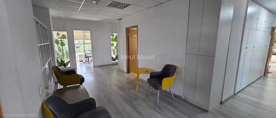  Subînchiriere birouri complet mobilate | Sală ședințe | Parcare | Clădire de bi - 7