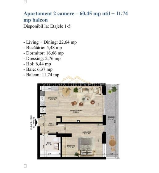 Apartament 2 Camere_PREMIUM_60.45 mp//Lacul Pipera - 18