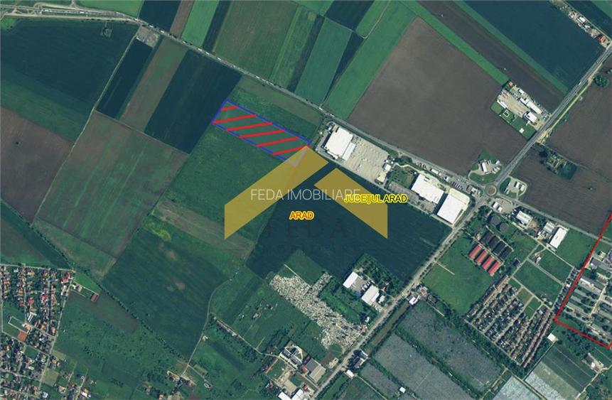 Teren 40,000 mp intravilan de vanzare zona Metro - 2
